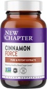 Nowy rozdział Suplement cynamonowy - Cynamon Force for Antioksydant Action + Non-GMO Ingredients - 30 ct Kapsułki wegetariańskie