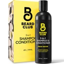 Beard Club Mens 2 in 1 Szampon i odżywka zestaw - siarczan wolny, nawilżający, Citrus Scenariusz do pielęgnacji włosów kręcone i suchego skalp