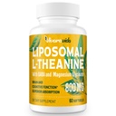 L- Theanine 800mg Supplement with GABA and Magnezu Glycinate - Natural Compound, Sleep and Relaxation (60 Softgels)