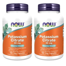 Cytrynian potasu 99 mg 180 kapsułek (opakowanie po 2)