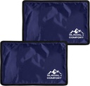 Glacial Comfort Gel Ice Pack for Back Pain - (12 "x 8") wielokrotnego użytku zimny Pads dla Hip, Kolano, Ramię Urazy, Mięśnie Strains, Migrena i Postpartum Odzyskiwanie z Flex Technology - Po operacji.