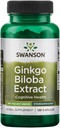 Swanson Ginkgo Biloba Extract 24% 60 Miligramów 120 Kapsułek