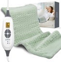 Pure Enrichment PureRelief XL Ogrzewanie Pad - 12 "x 24" Electric Heat Pad for Back Pain & Cramps, 6 Heat Settings, FSA / HSA Kwalifikowalne, Miękkie Machine Wash Fabric, Auto- Off & Moist Heat (Zen Green)