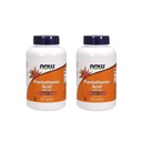 Teraz żywność Kwas pantotenowy 500 mg, 250 kapsułki (2 opakowania)