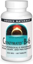 Źródło Naturals Coenzymated B- 6, Promuje zdrowy układ nerwowy *, 333mg - 60 tabletek
