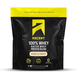 Wolny od glutenu, 5,5 g BCAA, 2,6g Leucyna, Vanilla Bean 4 lb.