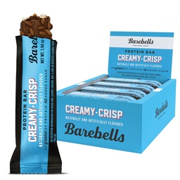 Barebells Protein Bars Creamy Crisp - 12 Count, 20g High Protein Treats - Chocolate Nutrition Bar z 1g Sugar Total - On- The- Śniadanie lub Post- Workout Snack