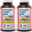 Yerba Prima Pyllium Husks Caps, 625 mg, 400 Kapsułek (Opakowanie 2) - Naturalny włókno dla mężczyzn i kobiet - Suplement do Regularnego Wsparcia