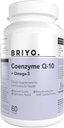CoenzymeQ10 + Omega 3- 150 mg Omega 3 + 100 mg Omegas 3 z likopenem i selenem dla zdrowia serca, energią komórkową, przeciwutleniaczem
