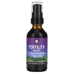 WishGarden Herbs Fertility Prep - All- Natural Fertility Herbal Supplement z Vitex, Red Maca & Liść malinowy, Wspiera zdrowe hormon równowagi dla kobiet, Optimal Uterine Health & Conception, 2oz