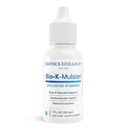 Biotics Research Bio K Multision Liquid Witamina K Drops - 500 µg / S - Witamina K1 fitonadion dla dorosłych - VIT K Suplement - silne kości, Heart Health, Blood Clotting Support, 1 fl oz