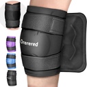 Ice Packs for Rajuies Remable, Knee żel Ice Pack Pack Pain Pain Relief for Knee Replacement Surgery, Opuchlizna, Meniscus Tear, ACL, Urazy sportowe, Siniaki i zapalenie stawów, Łokieć Ice Pack czarny