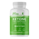 Keto BHB Salts kapsułki - Sodu Wapń i Magnez BHB kapsułki z Opatentowanym goBHB Beta- Hydroksymaślan Elektrolity - Exgenous Ketones Suplement dla Zwiększonej energii Focus & Rapid Ketosis