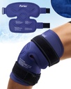 Forias 14.4 "Ice Pack for Knee Pain Relief, wielokrotnego użytku żel Ice Pack Wrap dla urazów, Chirurgia zastępcza kolana, Obrzęki, Zapalenie stawów, Meniscus Tear, i ACL, Niebieski