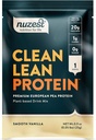 Nuzest - Pea Protein Powder - Clean Lean Protein, Premium Vegan Plant Based Protein Powder, Dairy Free, Gluten Free, GMO Free, Naturally Sweetened Protein Shake, Smooth Vanilla, 1 Serving, 0.9 oz