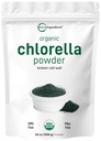 Micro Składniki Organiczny Chlorella Proszek, 20 Ounces Yellow 124; Ściana komórkowa do całkowitego wchłonięcia 124; Surowy Superfood Supplement, Bogate w Białko & Witaminy 124; Non-GMO, Wegan, Nienapromieniowany