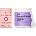 Paleta Rael - Niewidzialne Spot Pokrycia Pimple Patches (96 Count) & Hormon Balance Supplement for Women, Płodność i wsparcie jajników (30 Day Supply)