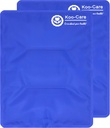 Koo- Care Duży elastyczny żel Ice Pack dla urazów wielokrotnego użytku Hot Cold Compress - Dopasowanie do ramion, pleców, Hip, Knee, Shin, Foot Pain Relief, Opuchlizna, Terapia fizyczna (L, 11 "x 14") Opakowanie zawierające 2