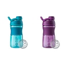BlenderBottle 20- Ounce SportMixer Shaker Butelki z BlenderBall Wire Whisk, Plum i Teal