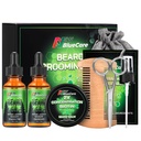 Beard Care Kit - Zawiera (1) Olejki beard (Sandalwood & Unscented), Biotin Beard Growth Balm, Grzebień i nożyczki do pielęgnacji i przycinania - Beard Care Daddy prezenty dla mężczyzn jego tata mąż