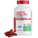 Bronson Antarctic Krill Oil 2000 mg z Omega- 3 EPA, DHA, Astaksantyną i fosfolipidami 120 Softgels (60 Służb)
