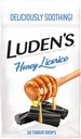 Luden 's Soothing Throat Drops, Honey Licorice, 30 ct (Opakowanie po 1)