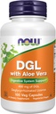 Teraz suplementy żywności, DGL z Aloe Vera (Deglicyrrhizided Licorice) Suplement diety, 100 kapsułki Veg