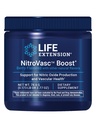 Przedłużenie życia NitroVasc Boost, Suplement do przepływu krwi, Nitric Support, Heart Health, L-arginina, Gluten- Free, Non-GMO, Wegetarianin, 1 Scoop, 30 Służenie