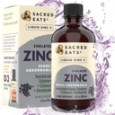 Cynk płynny (Glycinate Chelate) z organiczną Elderberry & Echinacea (Wysoka w Quercetin) 124; 4-in-1 Immune Suport Suplement dla dorosłych i dzieci, Wielki Degustacja 124; Alkohol & Gluten Free, Nie GMO (4.0 Oz)