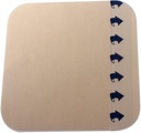 Dynarex DynaDerm Hydrocolloid Dressings, Sterile Moist Bandages for Wounds, 6" x 6," Extra Thin & Latex-Free, Ships in Peel-Down Patches, 1 Box of 5 Dressings