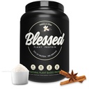 Błogosławiony Wegański proszek z protein - roślinny proszek z protein w proszku, białko zastępcze z protein grochowych, 23 g proszku z protein grochowych, bezmleczny, wolny od glutenu, wolny od soi, bez dodatku cukru, 30 porcji (Vanilla Chai)