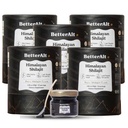Better Alt Pure Himalayan Shilajit Resin Pack of 5 High Potency Gold Grade 375 Służenia dla Energy Boost & Wsparcie immunologiczne, 85 + Minerały śladowe, 75% + Kwas Fulvic, z laboratoryjnym raportem testowym, 400 mg