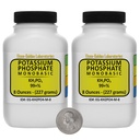 Fosforan potasu Monobasic [KH2PO4] 99 +% Kryształy cienkie 1 Lb w dwóch butelkach z oszczędzaczem przestrzeni