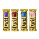 David, Protein Bar, Sample Pack, Variety Pack, Pack of 4 Protein Bars | 28g of Protein | 150 Calories | 0g of Sugar - High Protein, Low Carb, Gluten Free Protein Bar