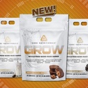 Jądrowe odżywki Grow Mass Gainer 124; Whole Food Carb Blend + Protein Blend 124; Maltodekstryna Free Biend 124; 880 Calories, 50g Protein Biend 124; 10 Funt (Czekoladowy Masło orzechowe Cup)