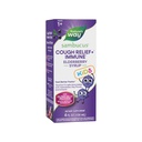 Nature 's Way Sambucus Kids Cough Relief + Immune Syrop *, czuć się lepiej szybciej, Clinically Proven South African Geranium, z ekstraktem Elderberry, Witamina C & Zinc, Gluten Free, Vegan, 4 Fl Oz