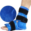 Atsuwell Ankle Ice Pack Wrap, wielokrotnego użytku Ice Pack for Ankle, duży żel Cold Pack Foot for Cold Compression, Elastyczne Jel Heel Pack dla mężczyzn Kobiety, Relaks