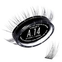 Lashify Amplify 14mm Gossamer DIY Eyelash Rozszerzenia Refill, czarny, łatwe fałszywe rzęsy dla naturalnego wygląd