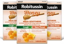 Robitussin Medi- Soothers Honey Lemon Throat Lozenges, Long-Lasting Cough + Sore Throat Pack)
