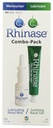 Nosorożec Nasal Care Combo Pack - Nasal Gel (1 oz) & Saline Spray (1 oz) dla suchości, Ulga alergiczna i zapobieganie krwawieniom z nosa, Wolna Aloe- i pH Balanced