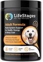 Etap 2: Formuła dla dorosłych wielorakich psów 124; All- in- One Support of Weight Management, Digestive Health, Hip & Joint Pain, Stress & Lęk & więcej, Wszystkie naturalne - Vet Zatwierdzone