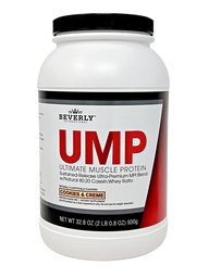 Beverly International UMP Protein Powder, Cookies & Cream. Unique Whey- Casein Ratio Builds Lean Muscle. Łatwy do digestu. No Bloat. (32,8 oz) 2lb .8 oz