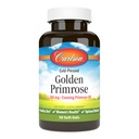 Carlson - Golden Primrose, 1300 mg Wieczorna Primrose Oil, Cold- Pressed, Zdrowa skóra, Zdrowie Kobiet & Optymalne Wellness, 50 Softgels
