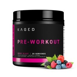 Kaged Original Pre Workout Powder Building 124; Berry Blast Building 124; Pre- Workout z Creatine, Beta Alaine, L- Citruline, BCAAs Building 124; 274 mg Organic Caephine 124; Presupments for Men & Women Building 124; 20 Servings