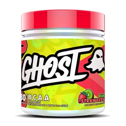 GHOST BCAA Powder Acids Supplement Acids, Kiwi Truskawka - 30 Służenia - Sugarfree Intra, Post & Pre Workout Amino Powder & Recovery Drink, 7G BCAA