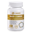 OMOGS NAD + 300 mg + trans- resweratrol 200 mg, Pure NAD Supplement, Max Absorpcja, Suplement wspomagający do naprawy DNA, Zdrowe Starzenie, Energia komórkowa i długowieczność, 60 Kapsułki