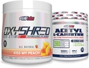 EHP Labs Non-Stim + Acetyl Bundle - OxyShred Termogeniczne przed treningiem proszku i rozdrabniania Suplement - Acetyl L- Karnityna - Wspiera naturalną produkcję energii, Pomaga Metabolizm, & Zdrowy mózg Funkcje