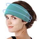 Crimmy Migrena Ból głowy Relief Cap, Chłodzenie Gel Headband Neck Wrap Hat Mask, Kojący Ice Pack Head Face Cold Compress for Tension Stress & Kac