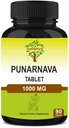 Punarnava Tabletki 90 Tabletki, 1000 mg 124; 45 Days Supply 124; Ziołowe Tabletki 124; Ziołowe Suplementy Ziołowe 124; Wegan 124; Boerhaavia Diffusa 124; z Indii
