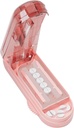 Pigułka Cutter Splitter dla małych i małych pigułek, Pigułka Splitter dokładnie przecina wiele tabletek na raz dla dużych i małych leków, Sharp Blade z ochroną bezpieczeństwa (różowy)